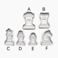 Load image into Gallery viewer, Complete Chess cutter stamp Pawn King Queen Bishop Rook Knight Board Game
