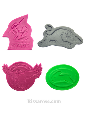 national rugby league team cookie cutter stamp storm panthers rabbitohs sea eagles nrl all 4