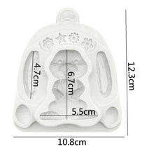 Load image into Gallery viewer, easter silicone mould rabbit bunny long ears egg flower
