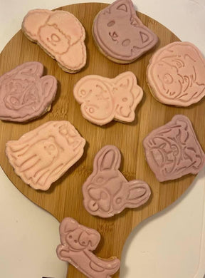 dog cat faces cookie cutter and stamp