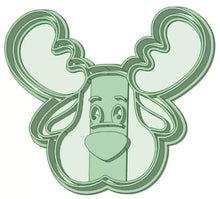 Load image into Gallery viewer, christmas cookie cutters - santa, elf, rudolph and xmas tree reindeer
