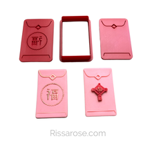 Load image into Gallery viewer, Red Envelope Cookie Cutter Debosser Fu Blank Personalized space
