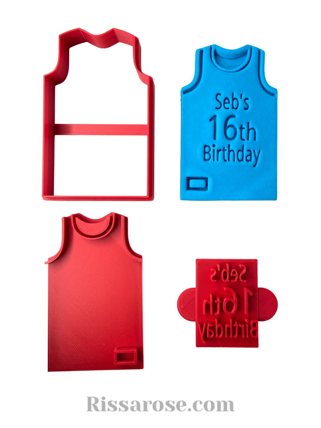 sport top cookie cutter basketball jersey clothes personalised name jersey with custom name