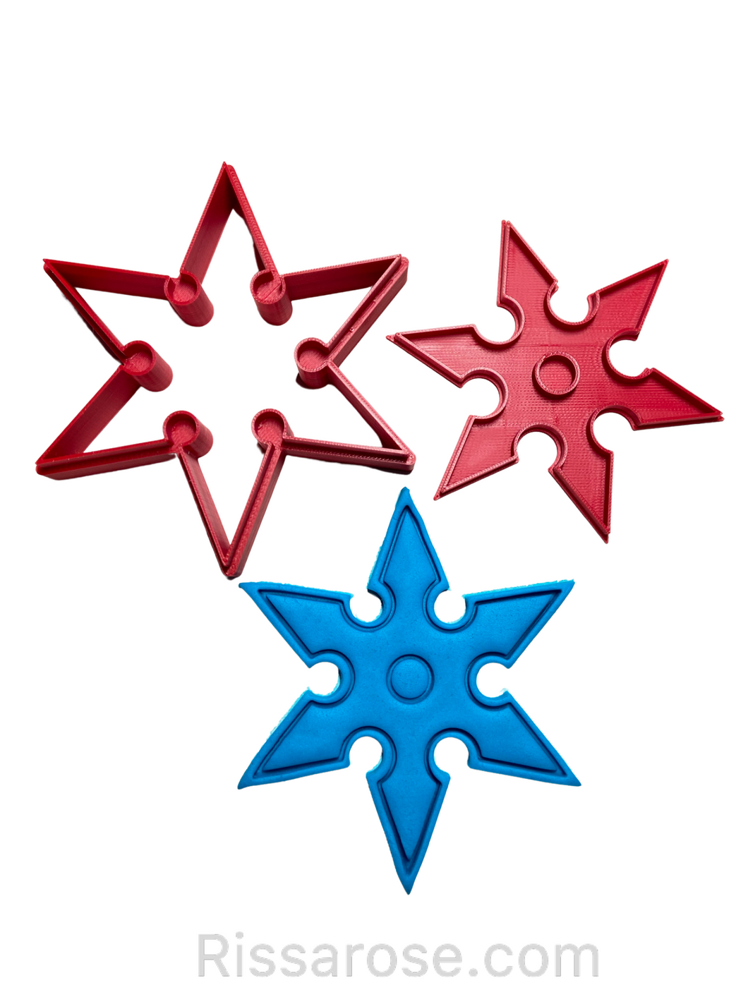 ninja star cookie cutter and stamp