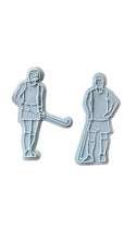 Load image into Gallery viewer, Hockey cookie cutter fondant boy girl player ice hockey
