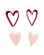 Load image into Gallery viewer, Heart cookie cutter 8 different styles valentine&#39;s day
