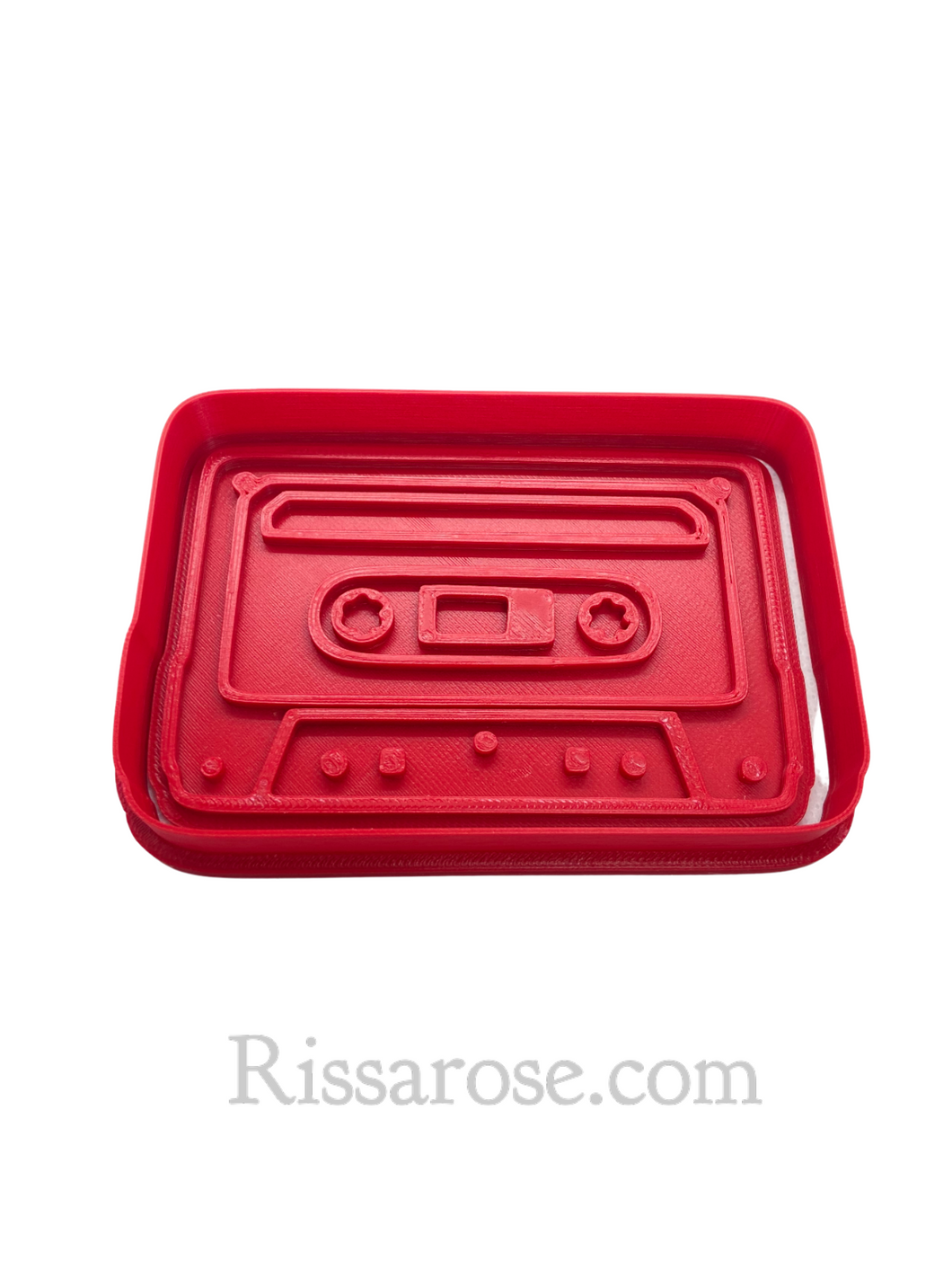 cassette game controllers cookie cutter and stamp - teen birthday music cassette