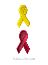 Load image into Gallery viewer, breast cancer cutter and cancer ribbon flight cancer ribbon
