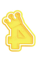 Load image into Gallery viewer, crown number cutter and embosser - prince/princess birthday cookie 4
