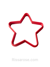 Load image into Gallery viewer, one cookie cutter stamp star cutter - first birthday, first anniversary star cutter
