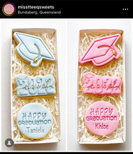 Load image into Gallery viewer, Congratulations cookie cutter Class of 2022 cookie debosser raised stamp graduation cap

