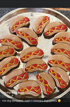 Load image into Gallery viewer, sausage steak cookie cutter stamp t bone steak father&#39;s day hotdog
