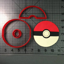 Load image into Gallery viewer, pokemon style fondant cutter set pikachu pokeball game trainer monster
