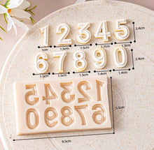 Load image into Gallery viewer, Large 3D Alphabet Number Silicone Mould Captial Letter
