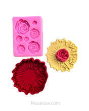 Load image into Gallery viewer, Floral Teacher Cookie Cutter Stamp Sunflower Personalized Space Glass Pencil Wreath Book Apple
