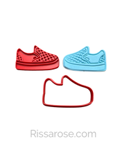 Load image into Gallery viewer, Checkers shoes Cookie Cutter Stamp Van&#39;s style classic Sneakers
