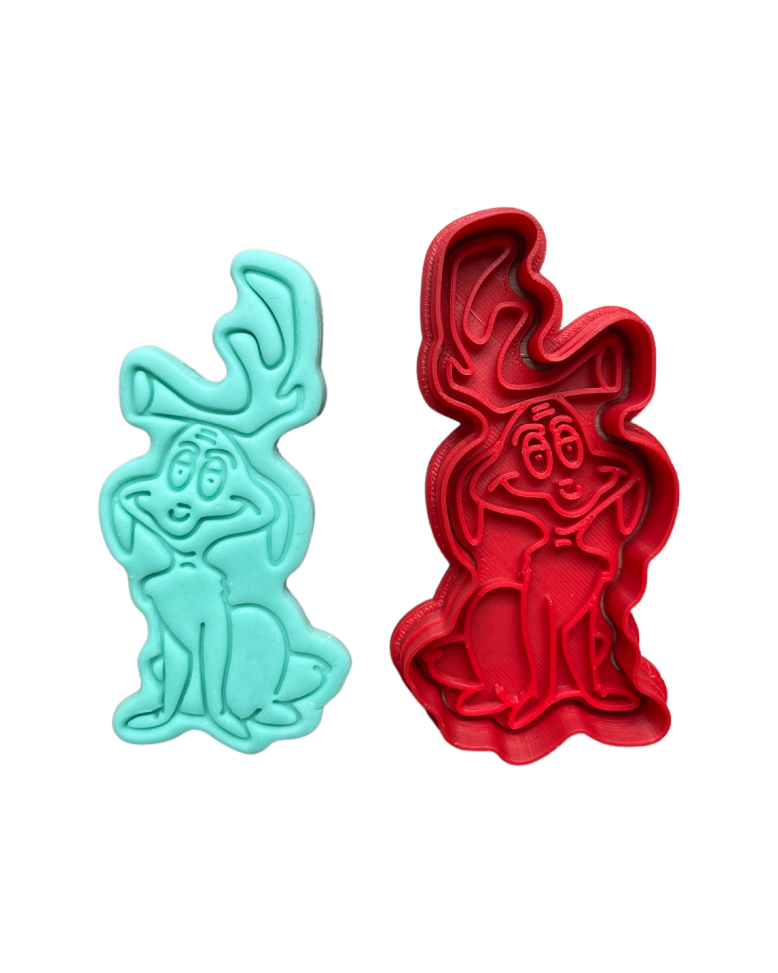 The Grinch Cookie Cutter Stamp Heart Sign Christmas Hat Grinch The